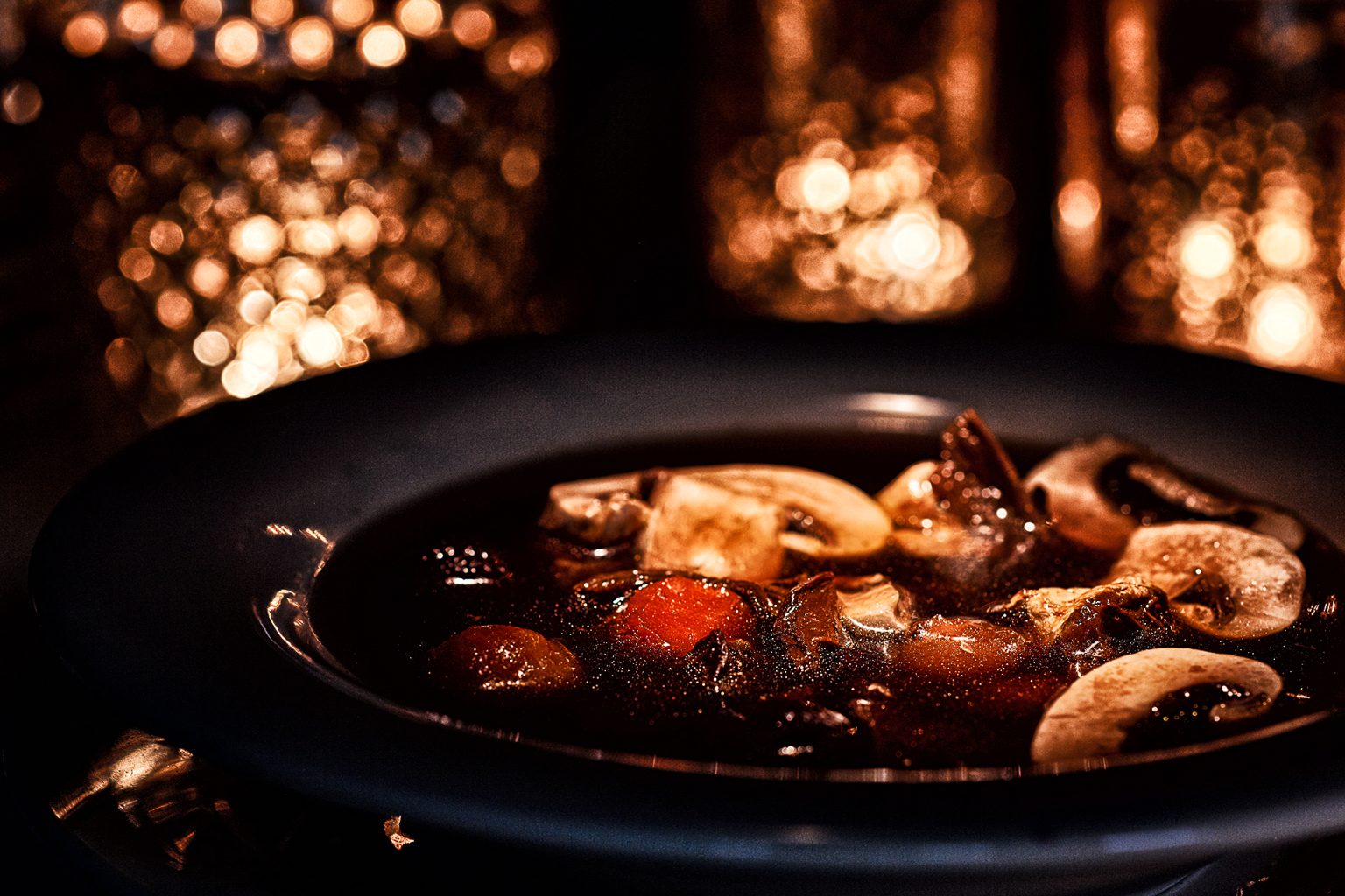 Pilzsuppe mit Gemüseperlen - Cookionista