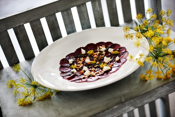 Rote-Bete-Carpaccio mit Ziegenfrischkäse | cookionista