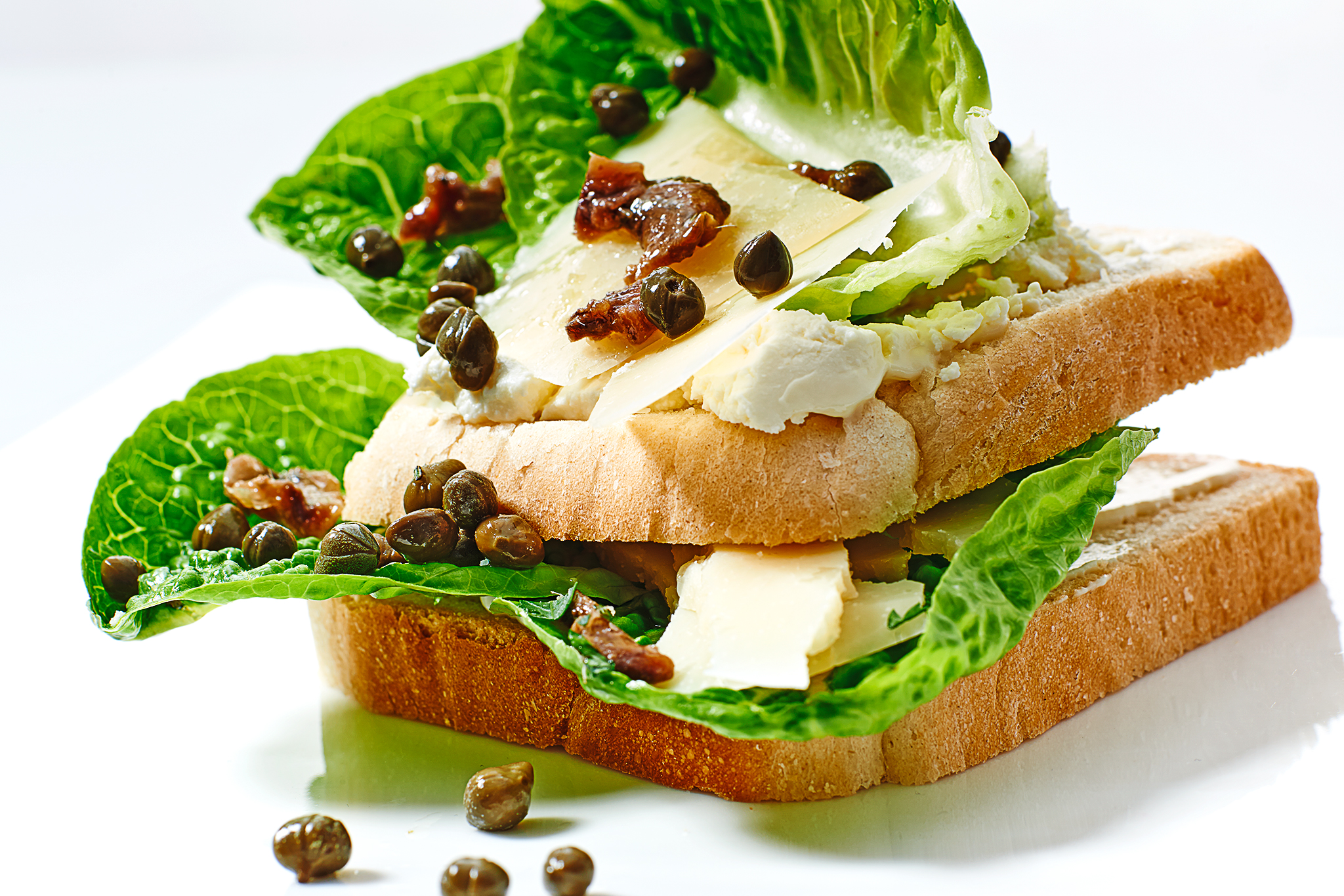 Sandwiches mit Caesar’s Salad