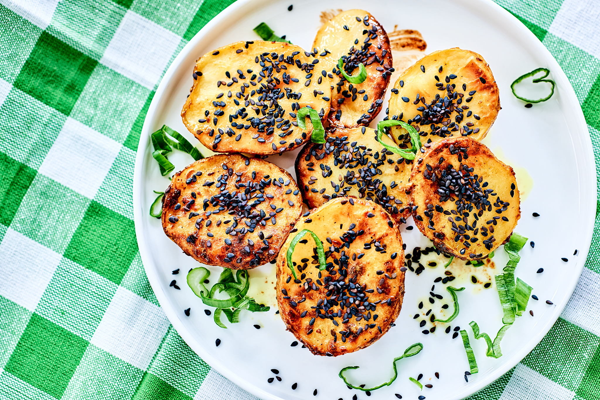 Sesame potatoes