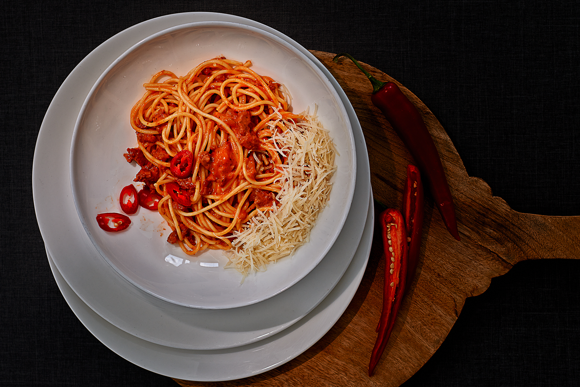 Spaghetti Bolognese orientalisch