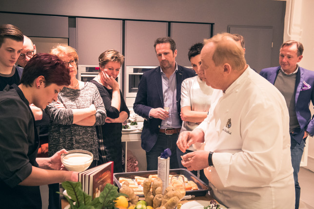 Kochabend mit Alfons Schuhbeck in der cookionista Kochschule